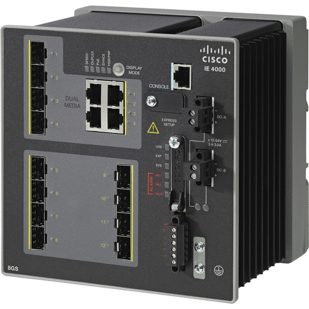 CISCO (IE-4000-8GS4G-E) IE 4000 8 x SFP 1G 4 x 1G Cmb LAN Base