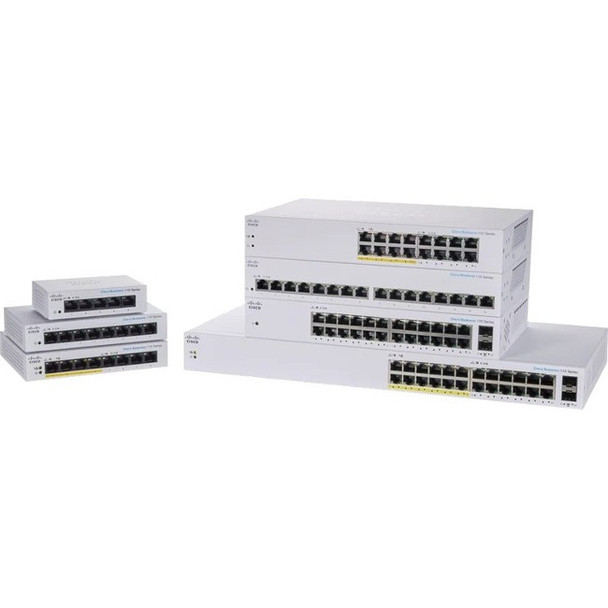 CISCO (CBS110-8PP-D-AU) CBS110 UNMANAGED 8-PORT GE PARTIAL POE D