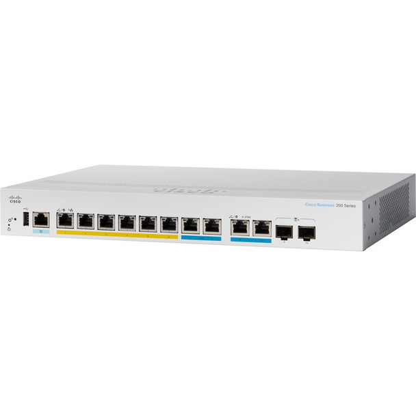 CISCO (CBS350-8MGP-2X-AU) CBS350 MANAGED 2-PORT 2.5GE 6-PORT GE PO