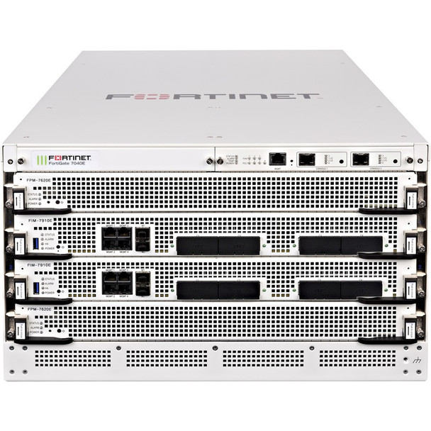 FORTINET (FG-7040E-8) 6U 4-SLOT CHASSIS WITH 2X FPM-7620E PROC