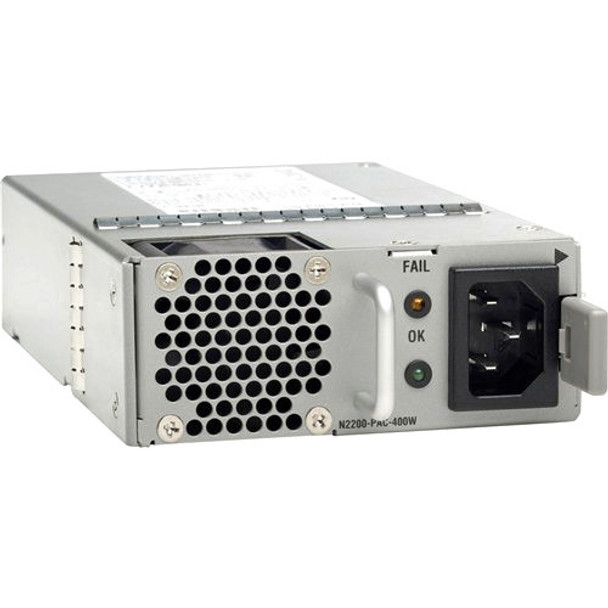 CISCO (N2200-PAC-400W=) CISCO (N2200-PAC-400W=) N2K/3K 400W AC POWER SUPPLY; STD AIRFLOW (PORT SIDE EXHAUST)