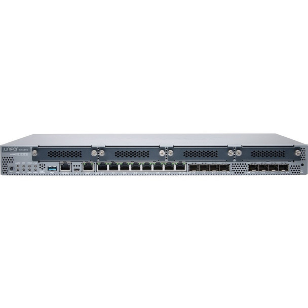 Juniper (SRX340-TAA) SRX340 Services Gateways with 4G RAM  8G eUSB  16x1GE (16x SFP) on board ports