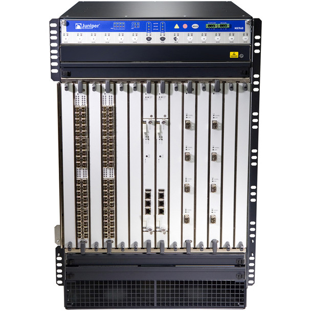 Juniper (MX960-PREMIUM2-AC) MX960 Premium Chassis Bundle with Midplane. Also includes redundant RE  redundan