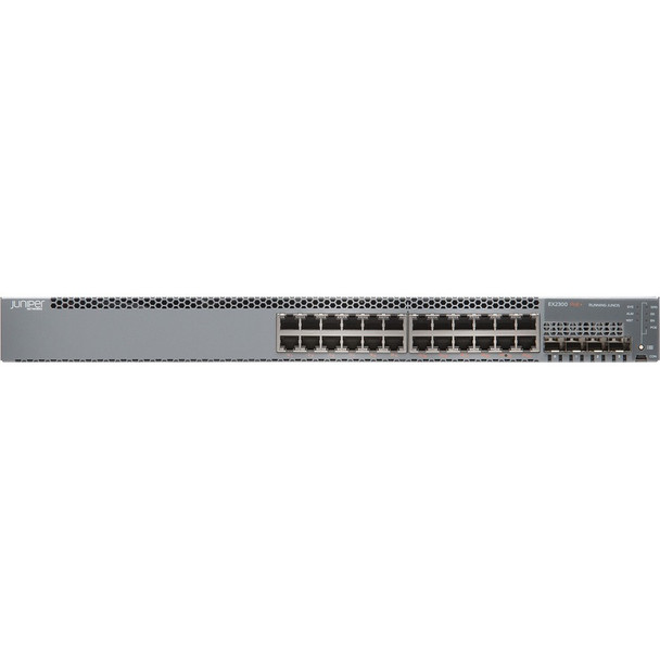 Juniper (EX2300-24P-TAA) EX2300 TAA 24 port 10 100 1000BaseT PoE+  4 x 1 10G SFP SFP+ (optics sold separa