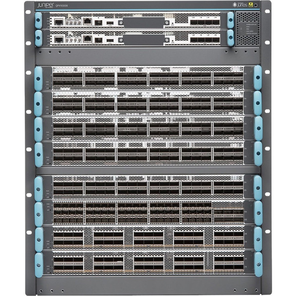 Juniper (QFX10008-REDUND) QFX10008 Redundant 8 slot chassis with 2 Routing Engines  6 2700W AC Power Suppl