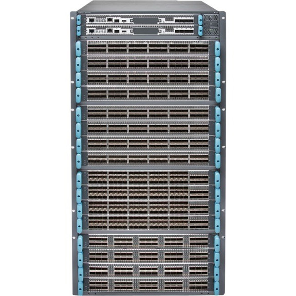 Juniper (QFX10016-REDUND-DC) QFX10016 Redundant 16 slot chassis with 2 Routing Engines  10 2500W DC Power Sup