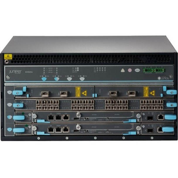 Juniper (EX9204-RED3B-AC-T) Redundant EX9204 TAA system configuration: 4 slot chassis with passive midplane