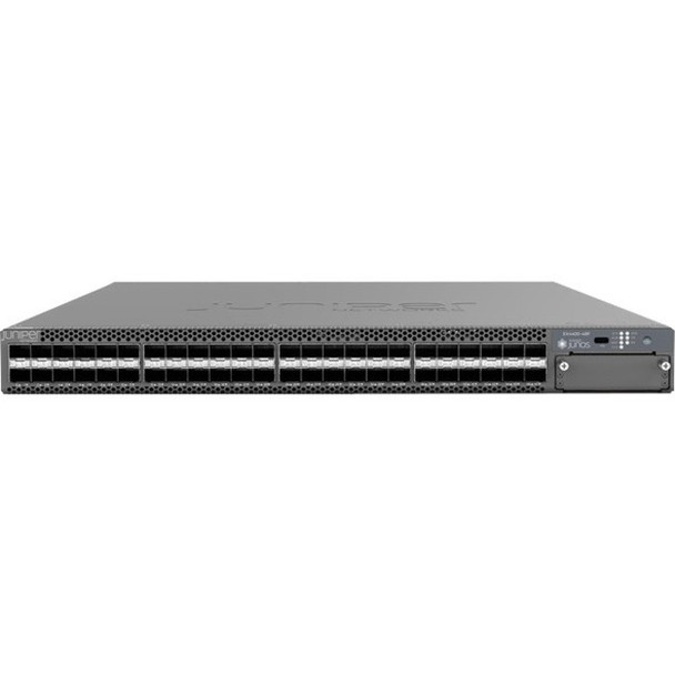 Juniper (EX4400-48F-AFI) 12x10G SFP+  36x1G SFP port fiber switch with 2x100G uplink stacking ports. AFI