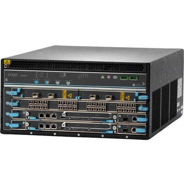 Juniper (EX9204-RED3B-DC) Redundant EX9204 system configuration: 4 slot chassis with passive midplane and