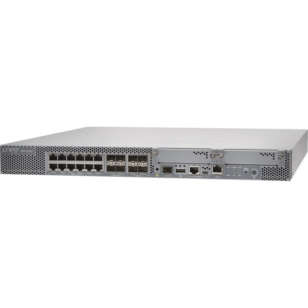 Juniper (SRX1500-SYSJB-AC-T) SRX1500 Services Gateway includes hardware (16GE  4x10GE  16G RAM  16G Flash  10
