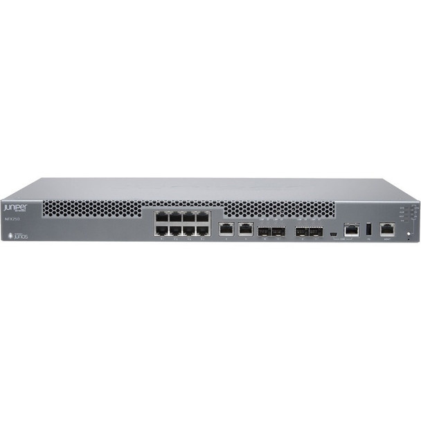 Juniper (NFX250-S1) NFX250  10 10 100 1000BASE T ports  2 100 1000BASE X SFP ports  2 10GBASE X SFP+