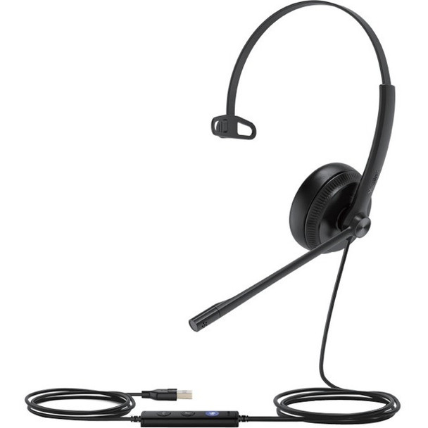 Yealink (1308014) YEALINK WIRED (UH34) MS MONO HEADSET , NOISE CANCELLING MIC , LEATHER CUSHION , USB-A