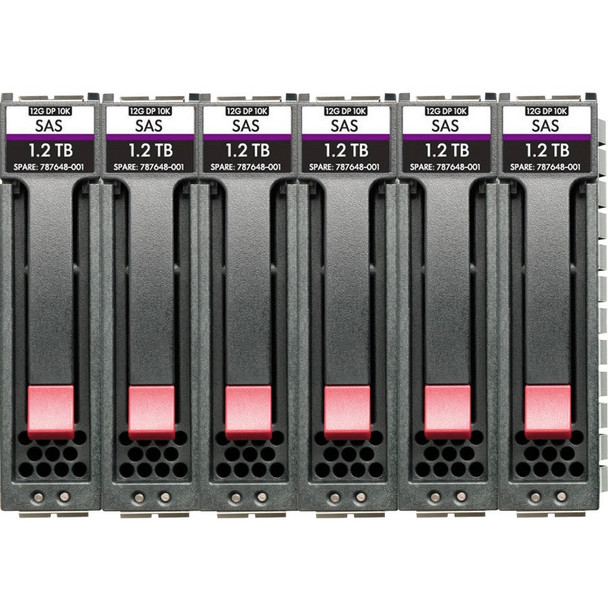 HPE (R0Q66A) HPE MSA 10.8T SAS 10K SFF M2 6pk HDD Bdl