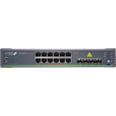 Juniper (EX4100 F 12P) EX4100 F 12 Port Fanless 10 100 1000BaseT PoE+ ...