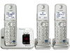 Panasonic KX-TGE263S DECT Caller ID Silver telephone Panasonic KX-TGE263S DECT Caller ID Silver telephone