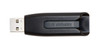 Verbatim V3 256GB USB 3.0 (3.1 Gen 1) Capacity Black USB flash drive