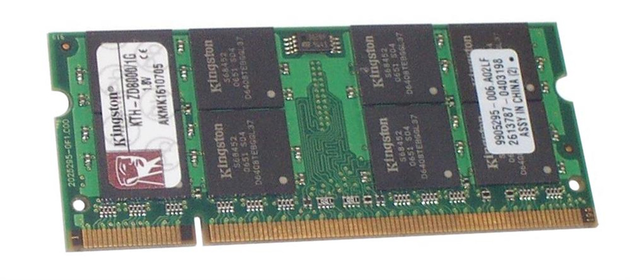 KTH-ZD8000A/1G | Kingston 1GB PC2-4200 DDR2-533MHz non-ECC 