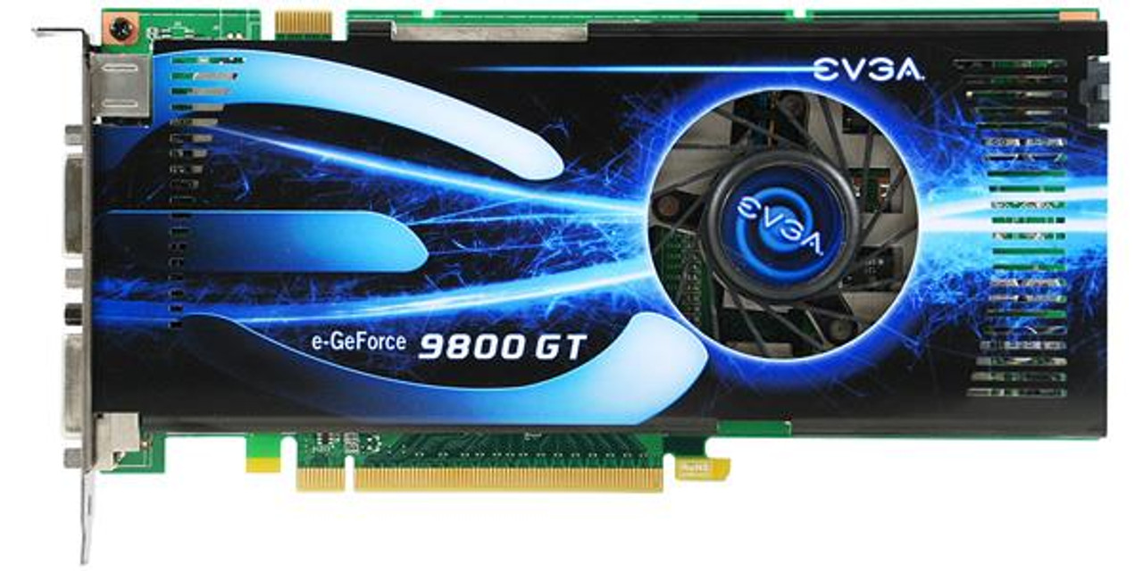 512-P3-N980-B2 | EVGA nVidia GeForce 9800 GT Hybrid Power 512MB GDDR3  256-Bit PCI Express 2.0 Video Graphics Card