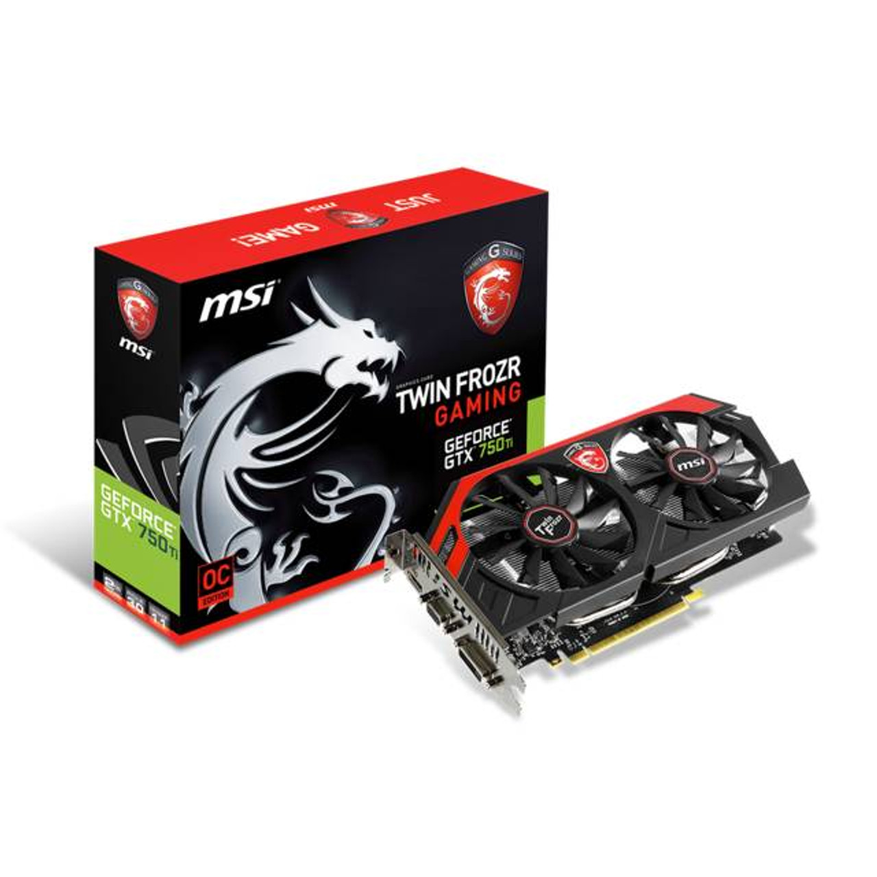 N750TI TF 2GD5 OC MSI NVIDIA GeForce GTX 750 Ti Gaming OC 2GB