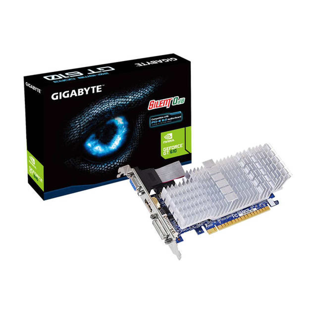 GV N610SL 2GL GIGABYTE NVIDIA GeForce GT 610 2GB DDR3 VGA DVI