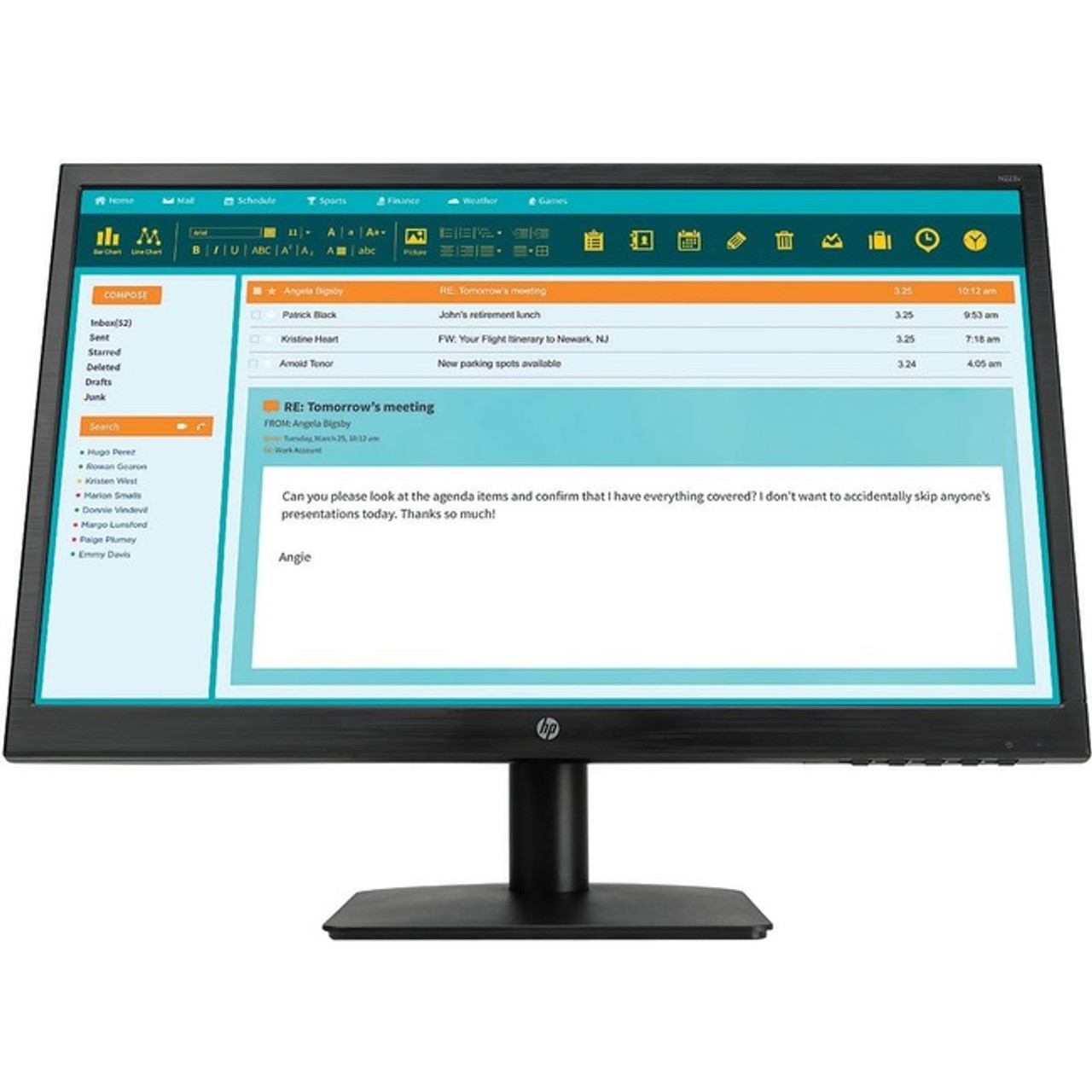 hp monitor n223