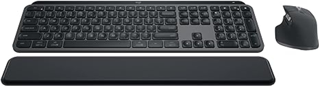 Logitech MX Mechanical Mini Keyboard + MX Master 3S Wireless Mouse for Mac  - Low-profile Backlit Keys, Tactile Quieter Switches, 8K DPI Sensor, Quiet