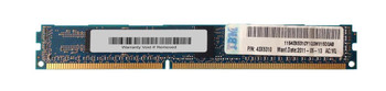 Part No: 43X5310 - IBM 2 GB (Single-RANK X8) 1.35 V PC3L-10600 CL9 ECC