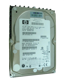 Part No: 300955-008N - HP 36.4GB 10000RPM Ultra-320 SCSI non Hot-Plug LVD 68-Pin 3.5-inch Hard Drive