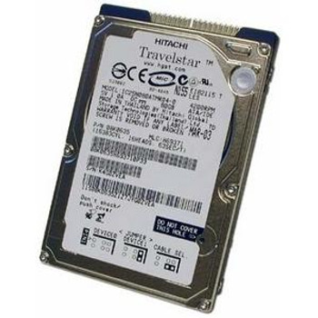 Part No: 08K1356 - Hitachi Travelstar DK23EA 60 GB 2.5 Internal Hard Drive - 1 Pack - IDE Ultra ATA/66 (ATA-5) - 4200 rpm - 2 MB Buffer