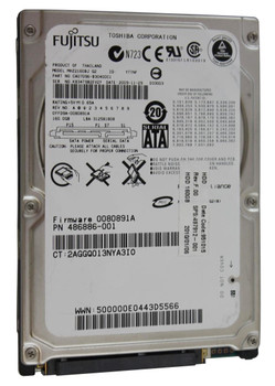 Part No: 486886-001 - HP 160GB 7200RPM SATA 3GB/s 2.5-inch Hard Drive