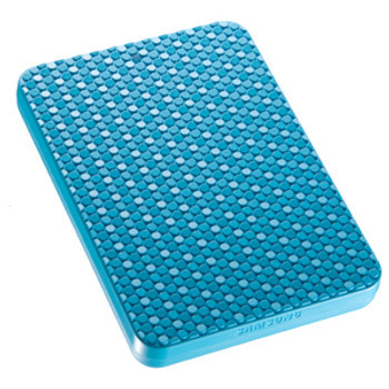 Part No: HX-MU050DC/GL2 - Samsung G2 Portable HX-MU050DC 500 GB 2.5 External Hard Drive -  - Coral Blue - USB 2.0 - 4200 rpm