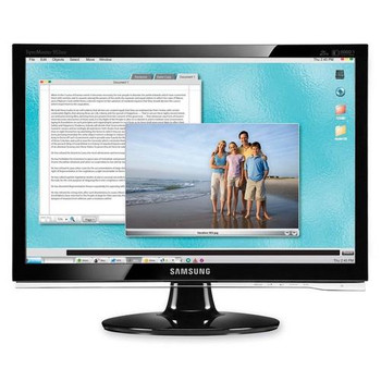 Part No: 953BW - Samsung 19-Inch LCD Monitor 5MS 1000:1 .24MM GLOSS Black (Refurbished)