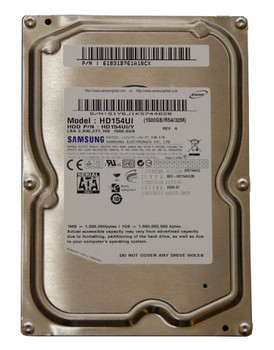 Part No: HD154UI/Y - Samsung EcoGreen F2 1.5TB 5400RPM SATA 3Gbps 32MB Cache 3.5-inch Internal Hard Drive (Refurbished)
