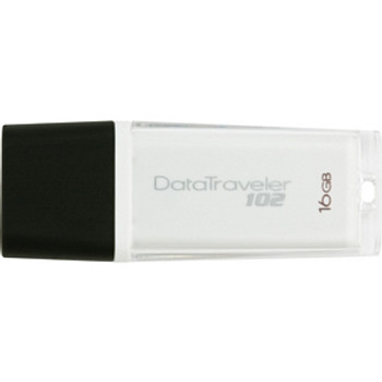 Part No: DT102/16GB - Kingston 16GB DataTraveler 102 USB2.0 Flash Drive - 16 GB - USB - External