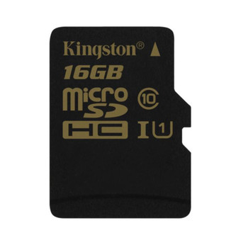 Part No: SDCA10/16GB - Kingston 16GB Class 10 microSDHC Flash Memory Card