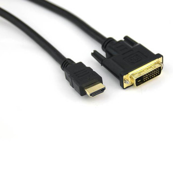 VCOM CG481G-3FEET-BLACK 3ft DVI Male to HDMI Male Cable (Black)