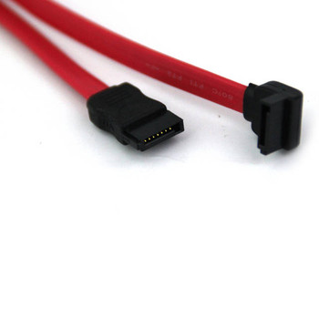 VCOM CH301R-18INCH 18inch SATA2 to SATA2 Cable, w/ Locking Latch (Red)