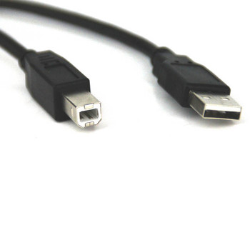 VCOM CU201-6FEET 6ft USB 2.0 Type A Male to USB 2.0 Type B Male Printer Cable (Black)