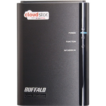 Part No: CS-WV2.0/1D - Buffalo CloudStor Pro CS-WV/1D Network Storage Server - 1.60 GHz - 2 TB (1 x 2 TB) - RJ-45 Network Type A USB