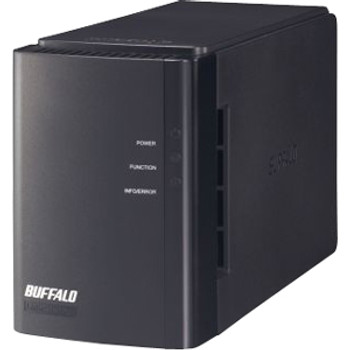 Part No: LS-WX1.0TL/R1 - Buffalo LinkStation Duo Network Storage Server - 1 TB (2 x 500 GB) - RJ-45 Network Type A USB