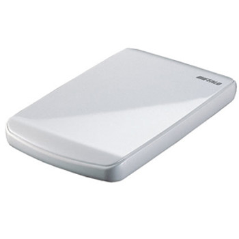 Part No: HD-PE640U2/WH - Buffalo MiniStation Cobalt 640 GB External Hard Drive - Pearl White - USB 2.0 - 5400 rpm