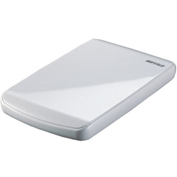 Part No: HD-PET320U2/W - Buffalo MiniStation Cobalt 320 GB External Hard Drive - Pearl White - USB 2.0