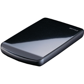 Part No: HD-PET640U2/B - Buffalo MiniStation Cobalt 640 GB External Hard Drive - Onyx Blue - USB 2.0