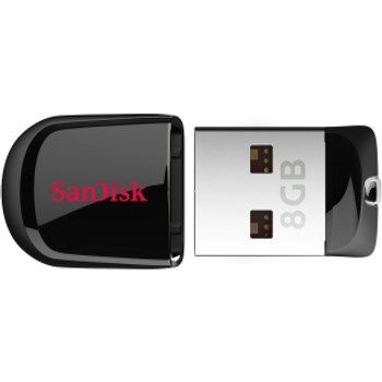 Part No: SDCZ33-016G-B35 - SanDisk Cruzer Fit SDCZ33-016G-B35 16 GB USB 2.0 Flash Drive - Black - External