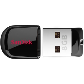 Part No: SDCZ33-004G-A11 - SanDisk Cruzer Fit 4 GB USB 2.0 Flash Drive - Black - External