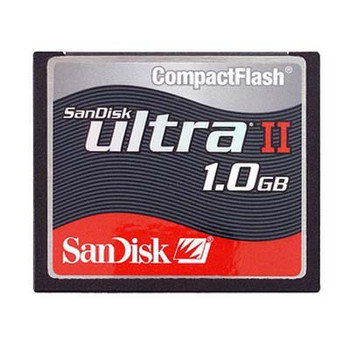 Part No: SDCFH-1024-A10 - SanDisk 1GB Ultra II CompactFlash Memory Card