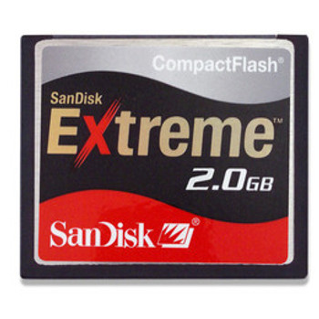 Part No: SDCFX-2048 - SanDisk 2GB Extreme III CompactFlash Memory Card