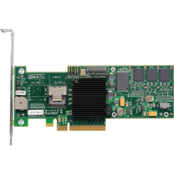 Part No: LSI00177 - LSI Logic MegaRAID 8704EM2 4-port SAS RAID Controller - Serial Attached SCSI (SAS) Serial ATA/300 - PCI Express x8 - Plug-in Card - RAID Su