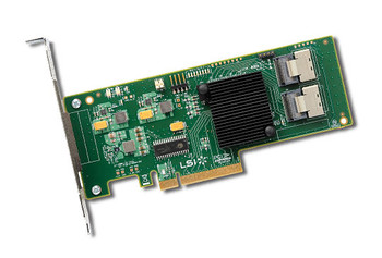 Part No: LSI00154 - LSI Logic Single Channel PCI-Express Low Profile 1 Internal + 1 Ext Ultra-320 SCSI Host Bus Adapter