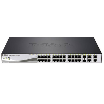 D-Link DES-1210-28P Web Smart-III 24-Port 10/100 POE Switch w/ 2x Gigabit Ports & 2 Combo SFP Slots